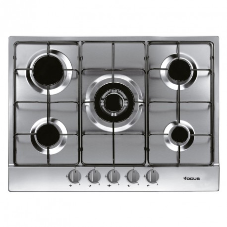 Plaque de Cuisson FOCUS F407X 5 Feux 70 cm Inox